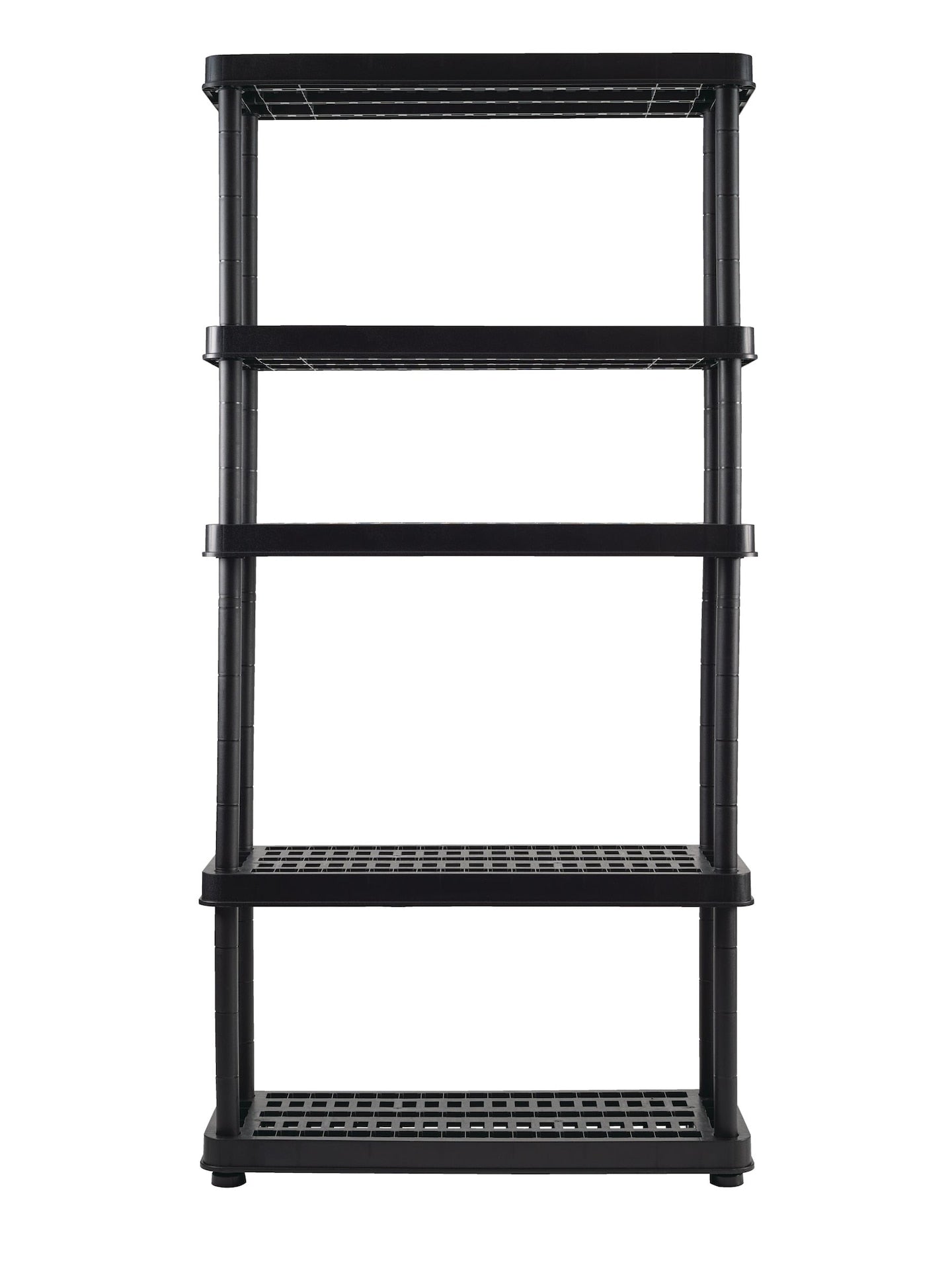 Adjustable 5-Shelf Resin/ Plastic Storage Rack/ Shelving Unit, 36 x 14 x 72-in A8X7 - product image 5