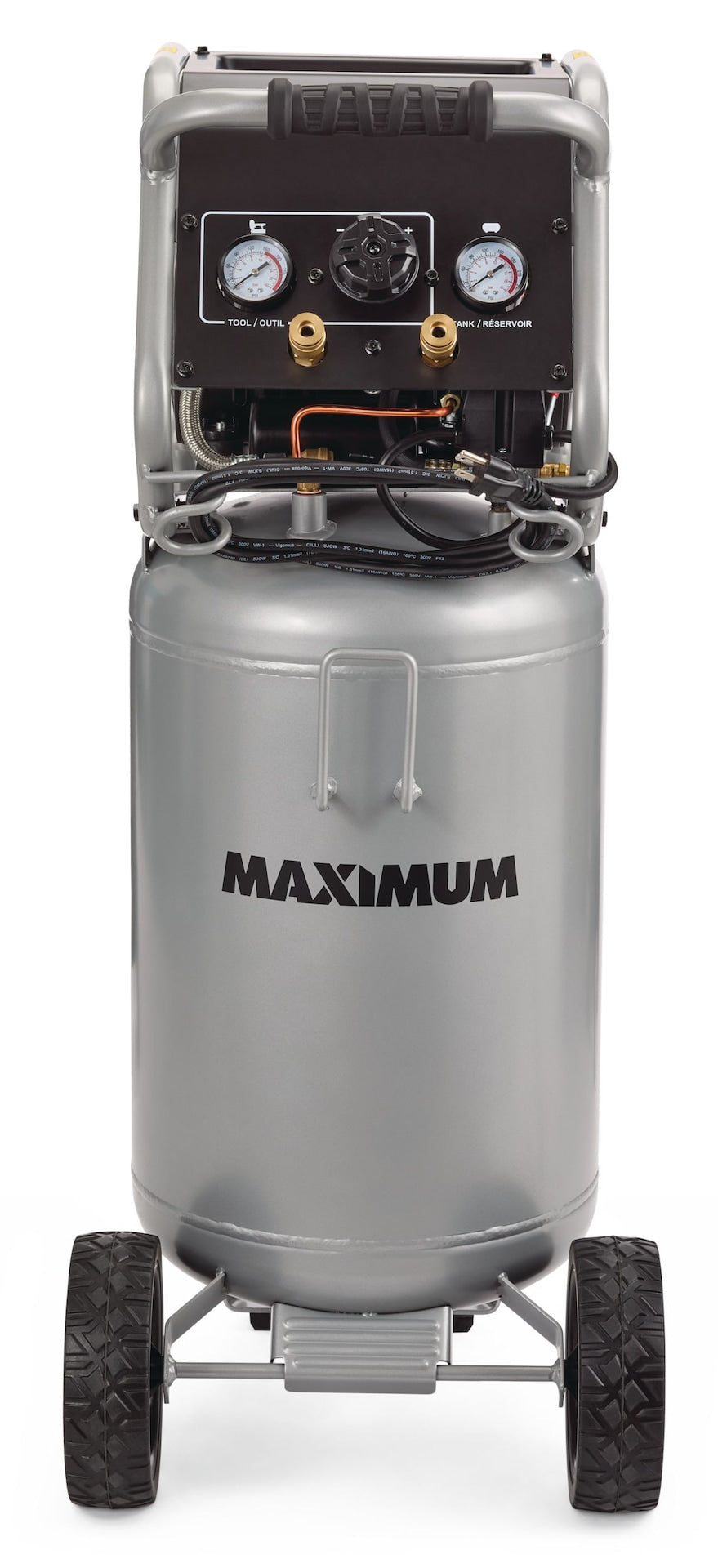 15-Gallon Oil-Free Quiet Portable Vertical Air Compressor with Top Tray S7B5 - product image 1