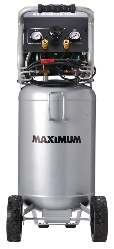 15-Gallon Oil-Free Quiet Portable Vertical Air Compressor with Top Tray S7B5 - product image 5