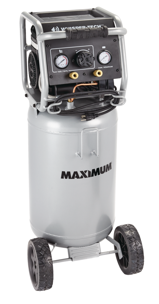 15-Gallon Oil-Free Quiet Portable Vertical Air Compressor with Top Tray S7B5 - product image 6