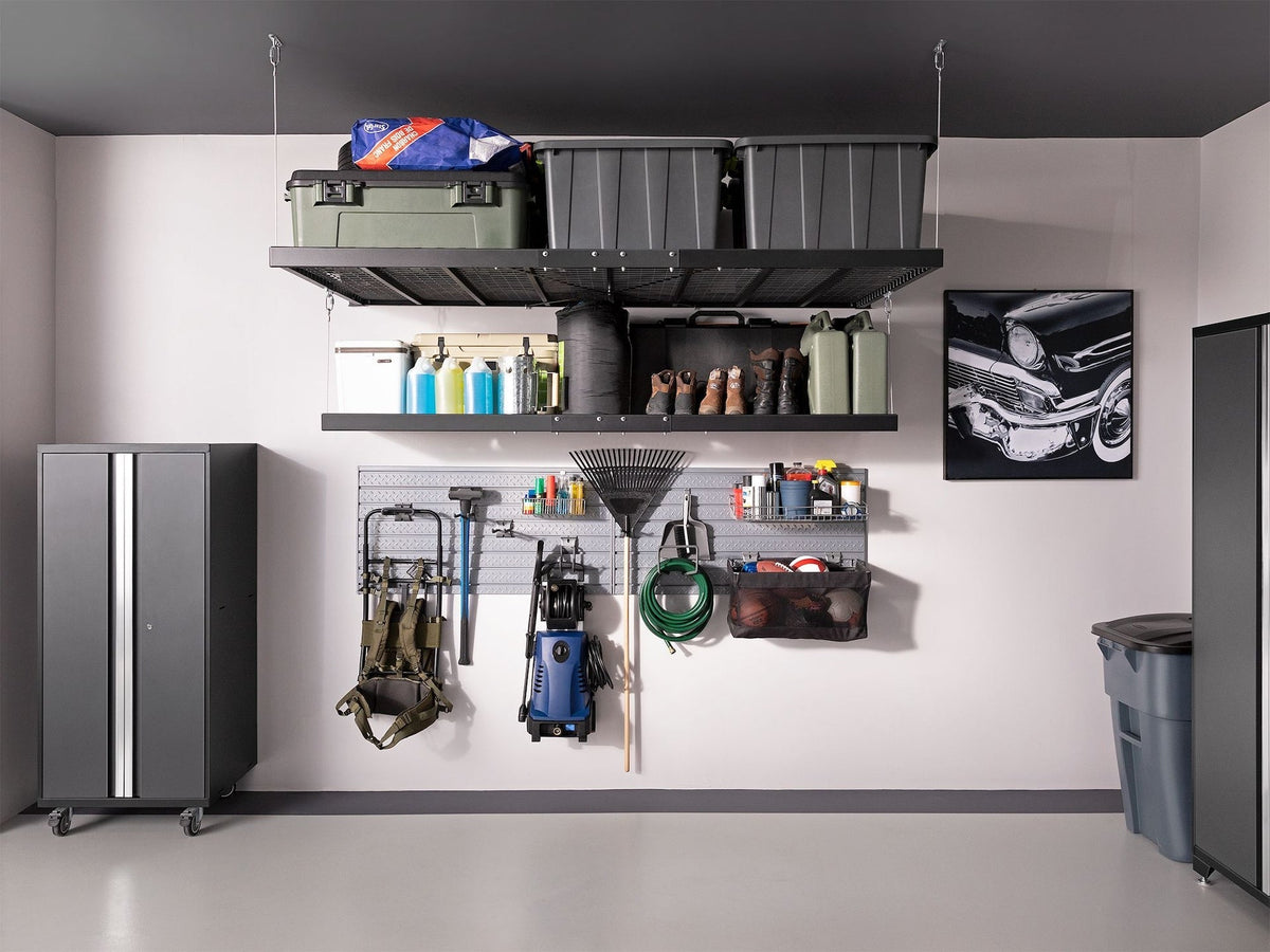 Pro Series Wall Mounted Heavy-Duty Steel Shelf, 600-lb Capacity, 4-ft x 8-ft Y5T1 - product image 5