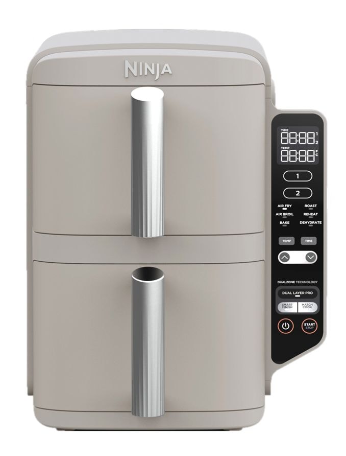 Dual Stacked Space-Saving Air Fryer, Sandstone P7B6 - product image 1