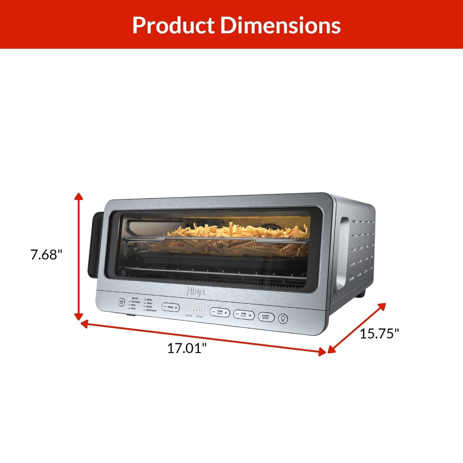 Flip Space-Saving 8-in-1 Toaster Oven & Air Fryer L1J5 - product image 4