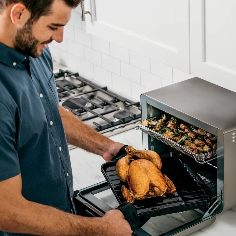 Foodi XL Pro Digital Convection Air Fryer Toaster Oven, with 10 Functions, Stainless Steel Y0B9 - product image 4