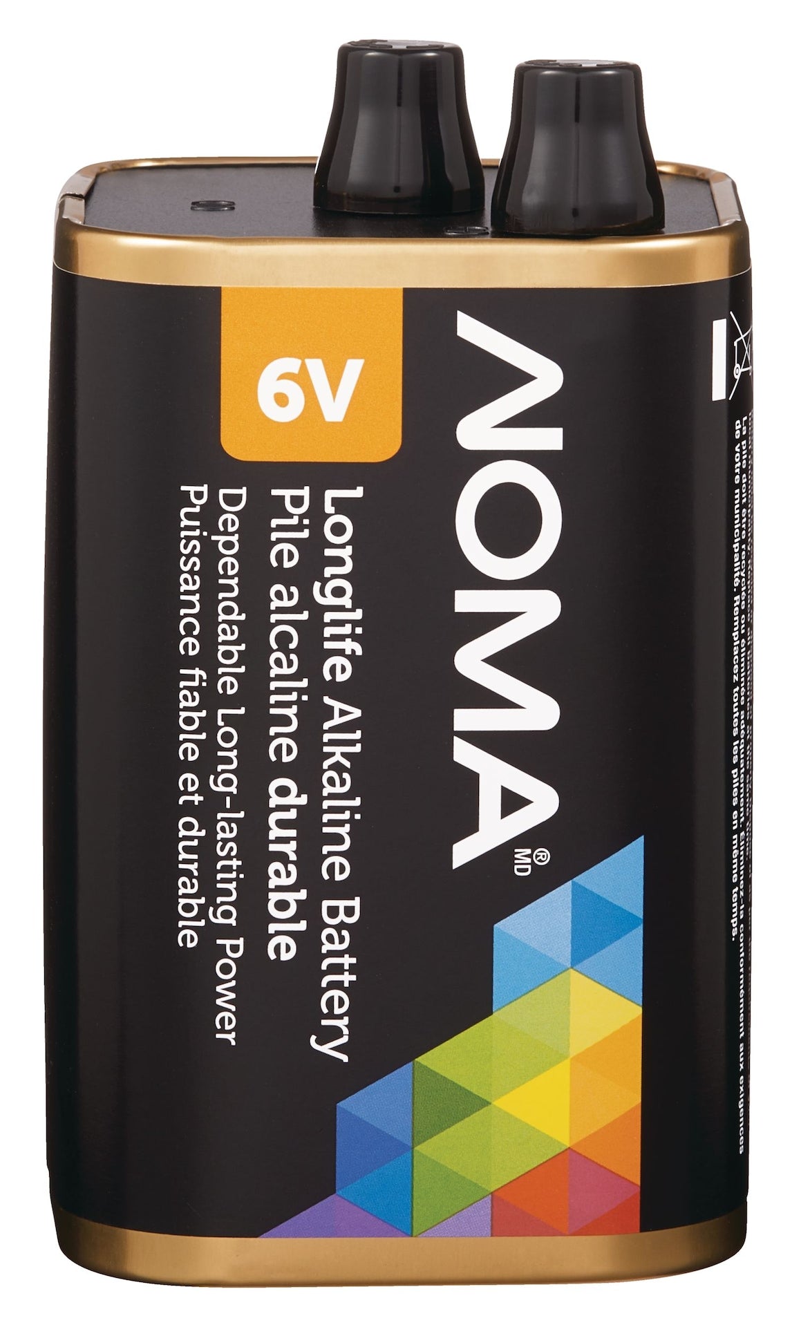 1-pk 6V / 6 Volt Square Alkaline Lantern Battery, Long Lasting D4V4 - product image 2