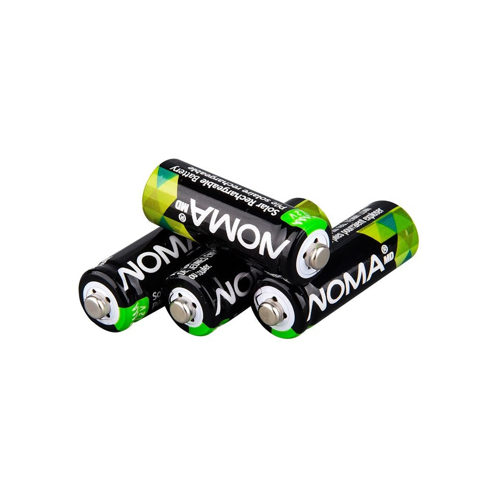 2/3 AAA Ni-MH 200mAh Rechargeable Batteries for Solar Lights, 1.2V, 4-pk H8P1 - product image 1