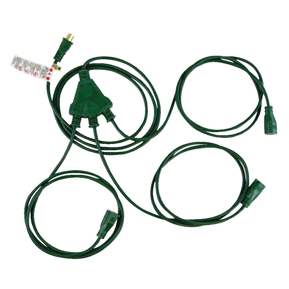 28-ft Outdoor 3-Split Extension Cord V8N4 - product image 1