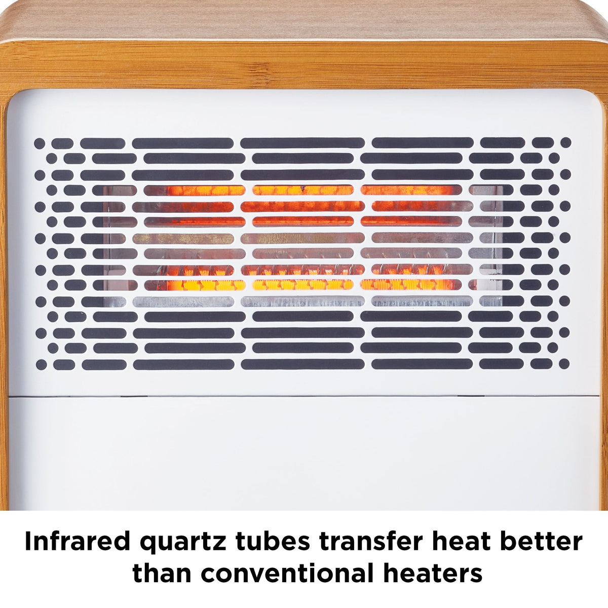 3-Setting Cabinet Heater with Child Lock, Quartz and Radiant Heating, Wood Grain Finish R4Y1 - product image 4
