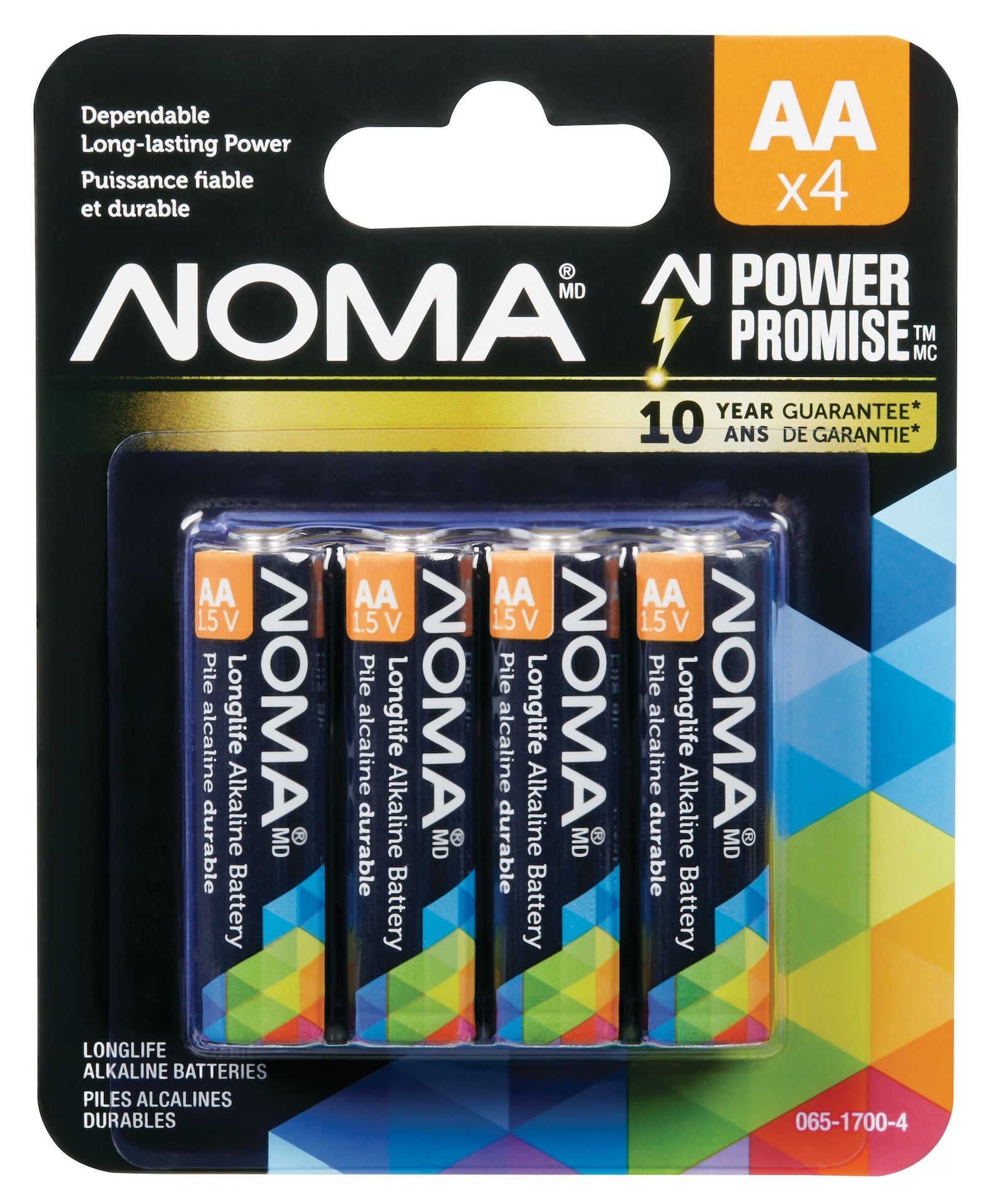 4-pk AA Alkaline Batteries, Long Lasting, All Purpose U9L8 - product image 1