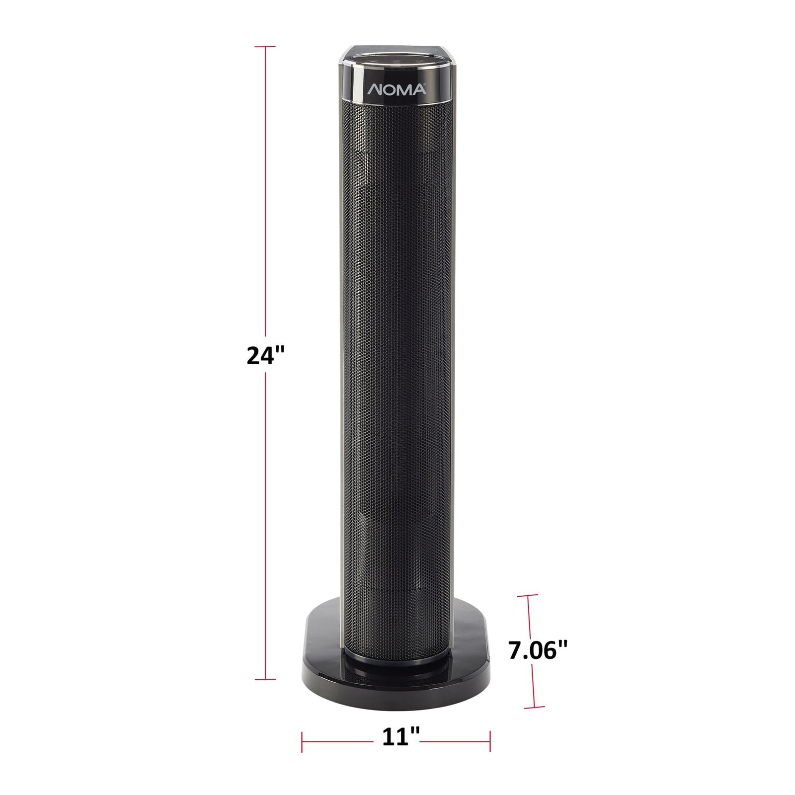 Digital Tower Ceramic Heater withRemote Control & Thermostat, 1500W, White, 24-in F7L5 - product image 6