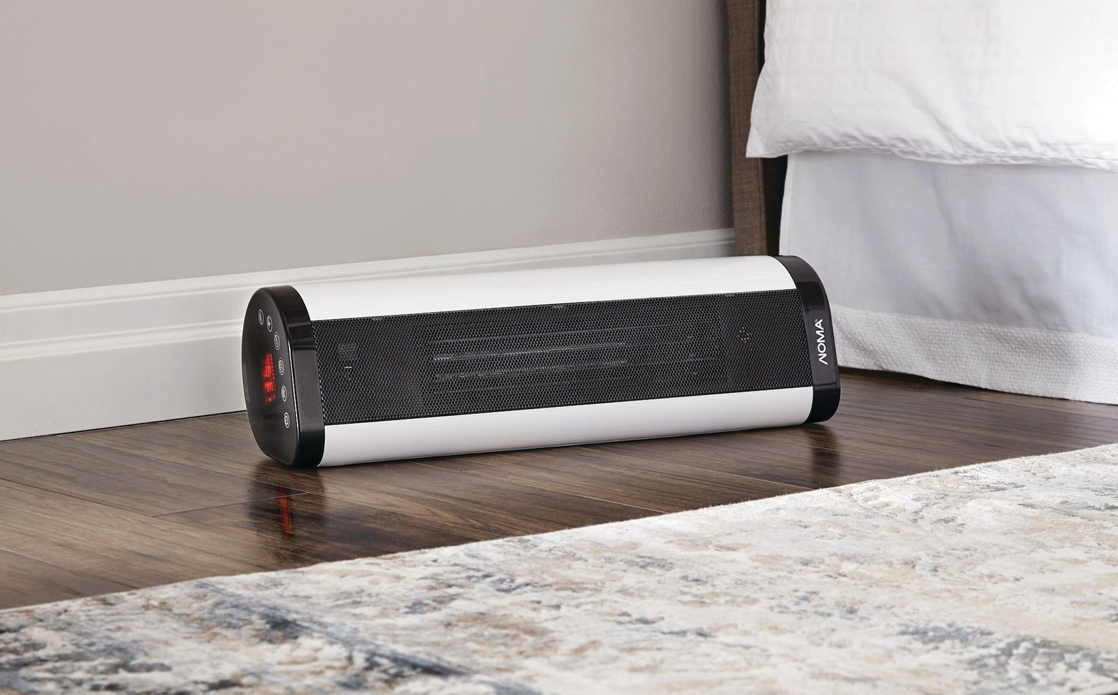 Oscillating Tower/Baseboard Heater withRemote Control & Thermostat, 1500W, White G8F3 - product image 7
