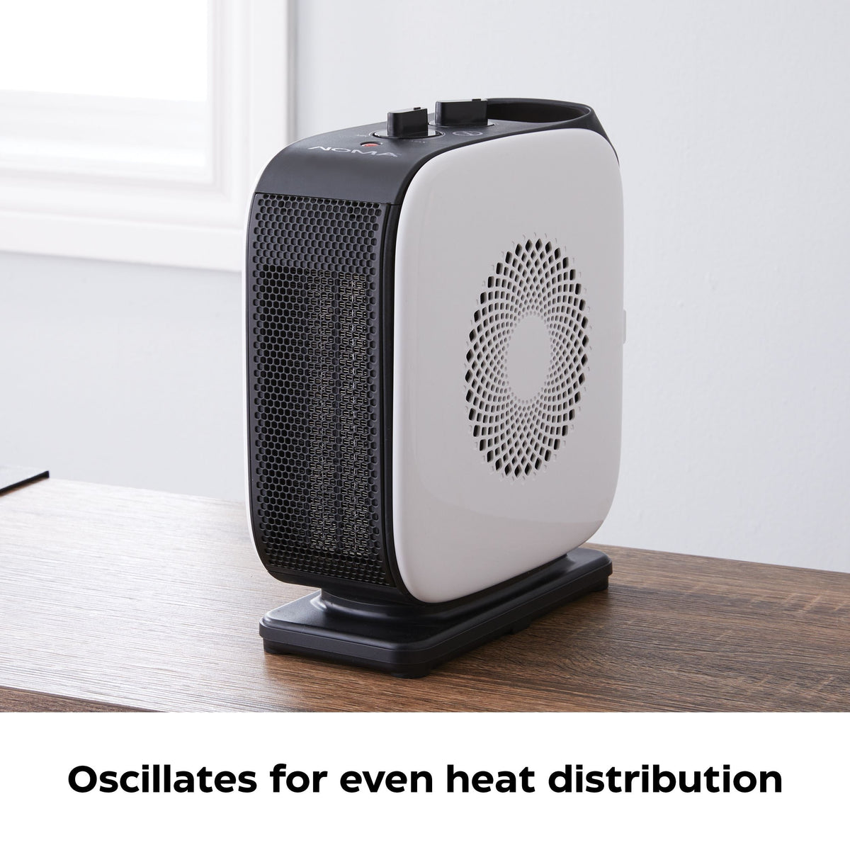 Portable Oscillating Portable Ceramic Space Heater withThermostat, 1500W, White Y3N3 - product image 8