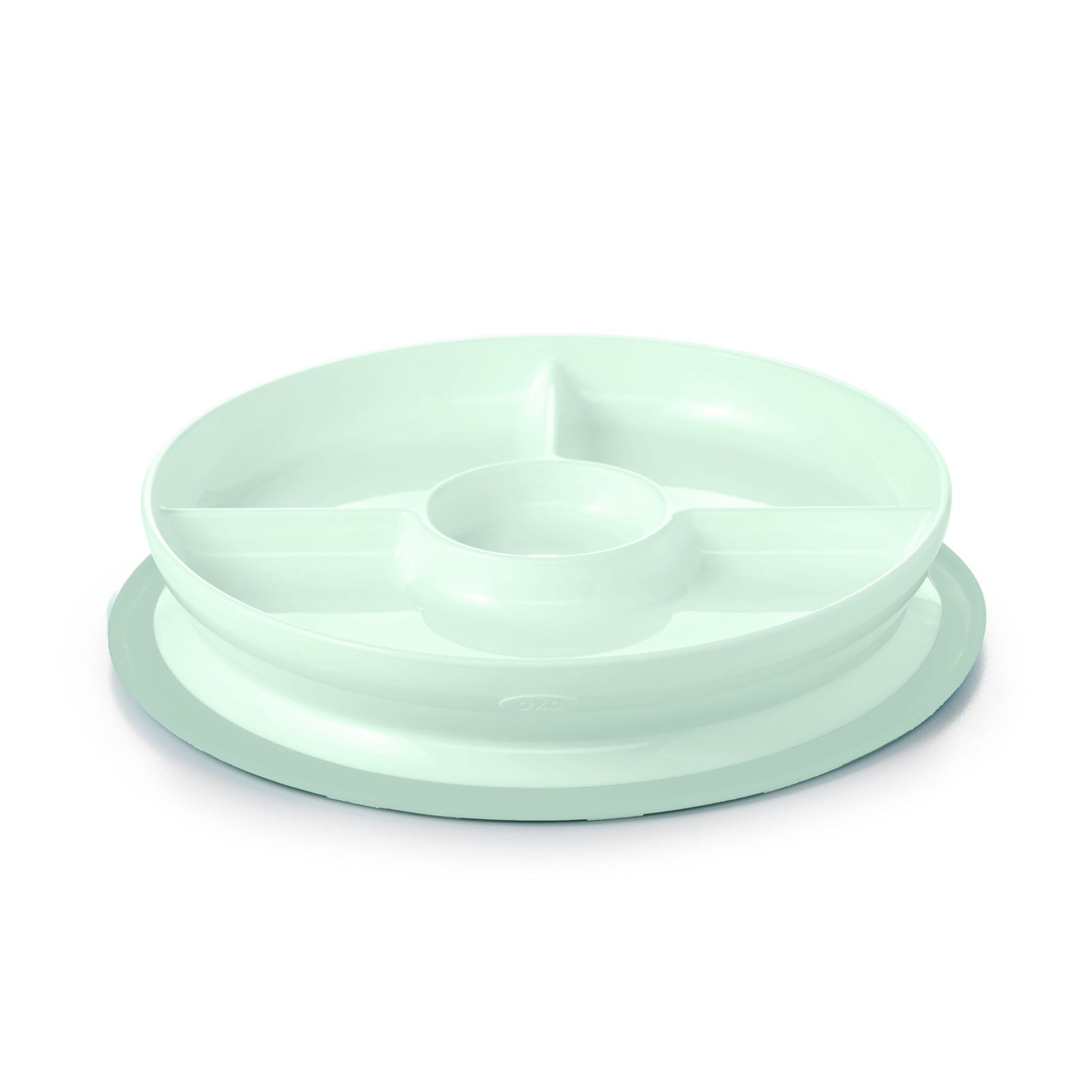 Tot Stick & Stay Divided Plate, Opal R1L3 - product image 1
