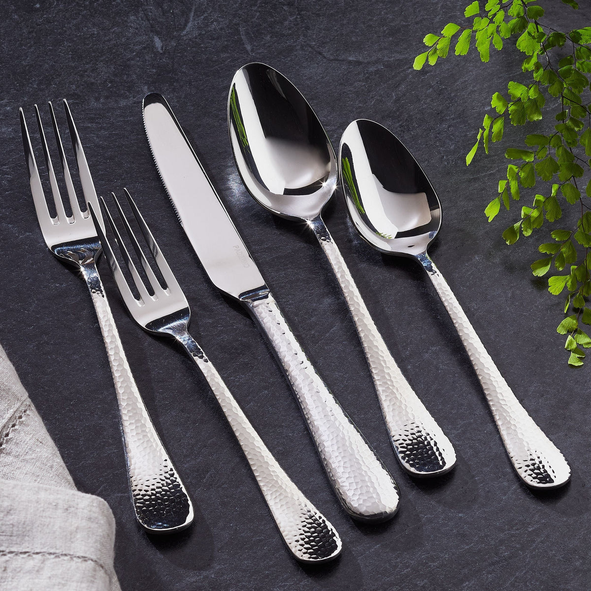 Hammered Flatware Set, Serves 4, 20-pc D1K2 - product image 6