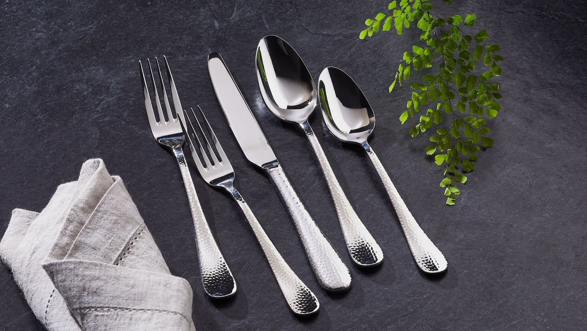 Hammered Flatware Set, Serves 4, 20-pc D1K2 - product image 7