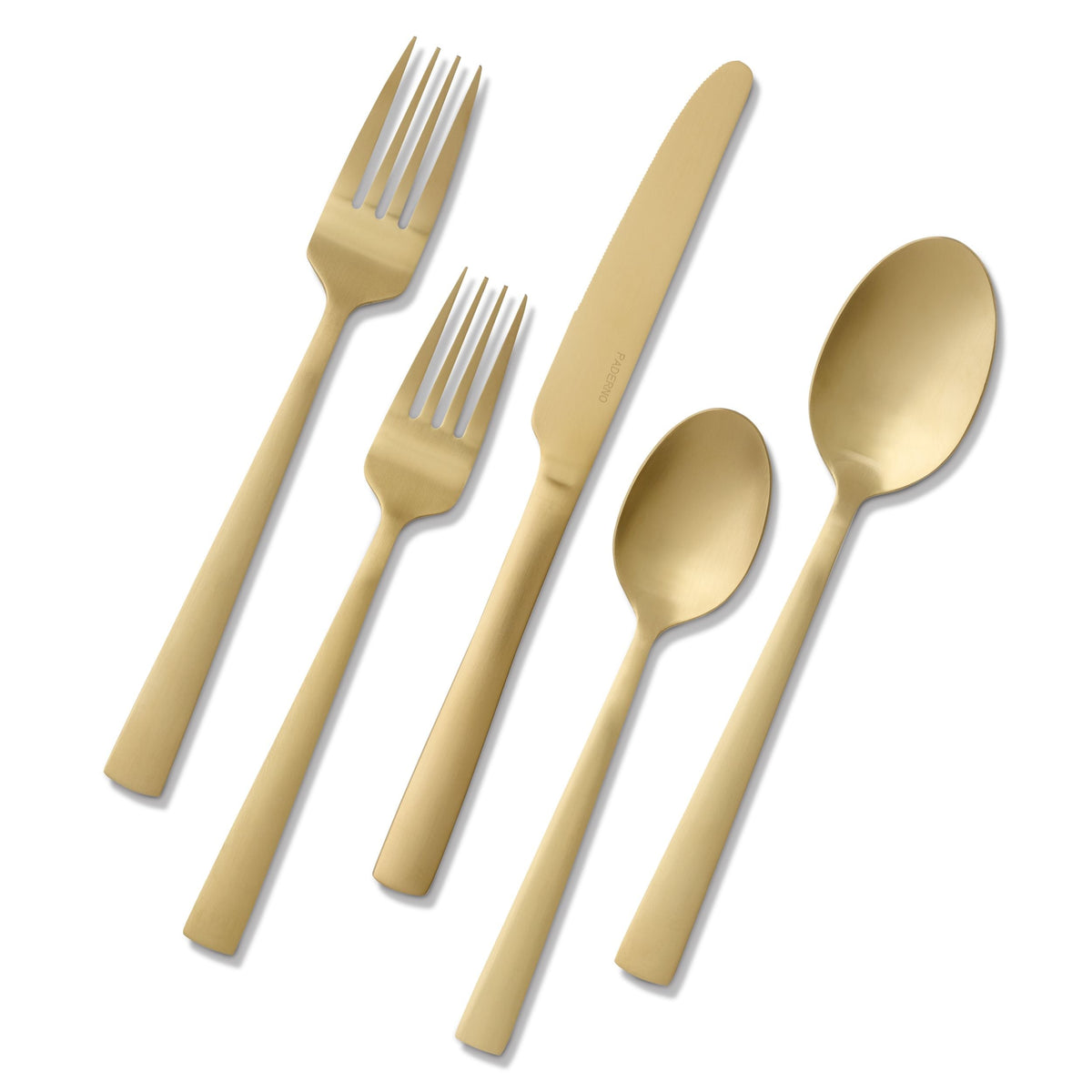 Summerside Champagne Matte Stainless Steel Flatware Set, Serves 4, 20-pc E1R6 - product image 2
