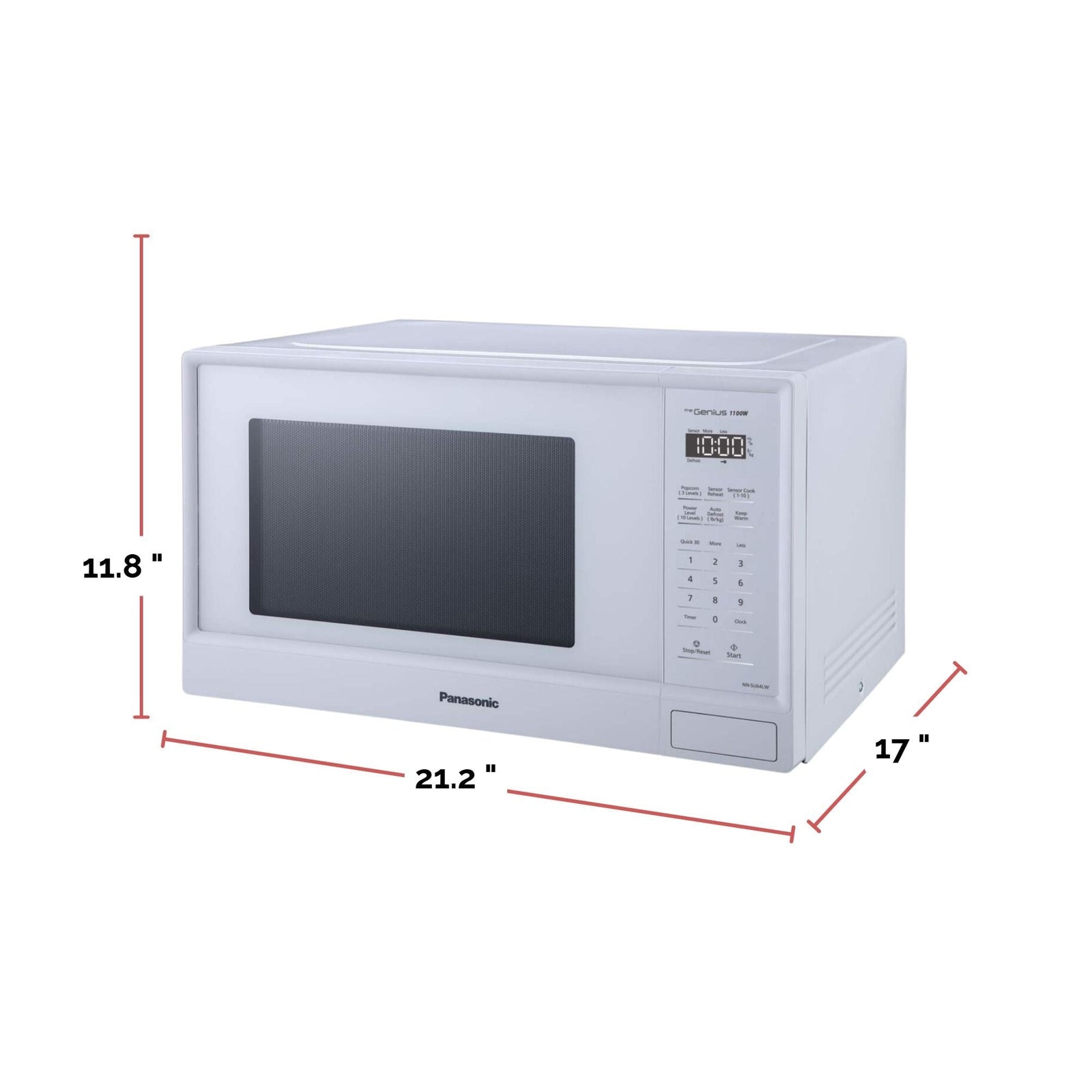 NN-SU64LW Countertop Microwave Genius Sensor Cooking, 1.3-cu.ft., Matte White L7B8 - product image 5