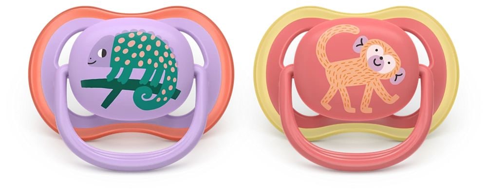 Ultra Air Pacifier 18m+, Chameleon, 2-pk P9Q3 - product image 1