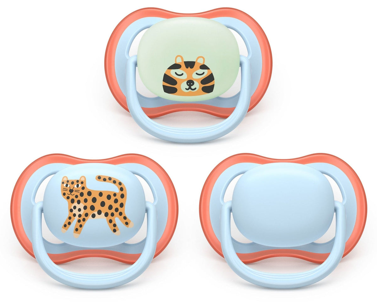 Ultra Air Pacifier 6-18 Months All Day, Leopard, 3-pk N9V7 - product image 1