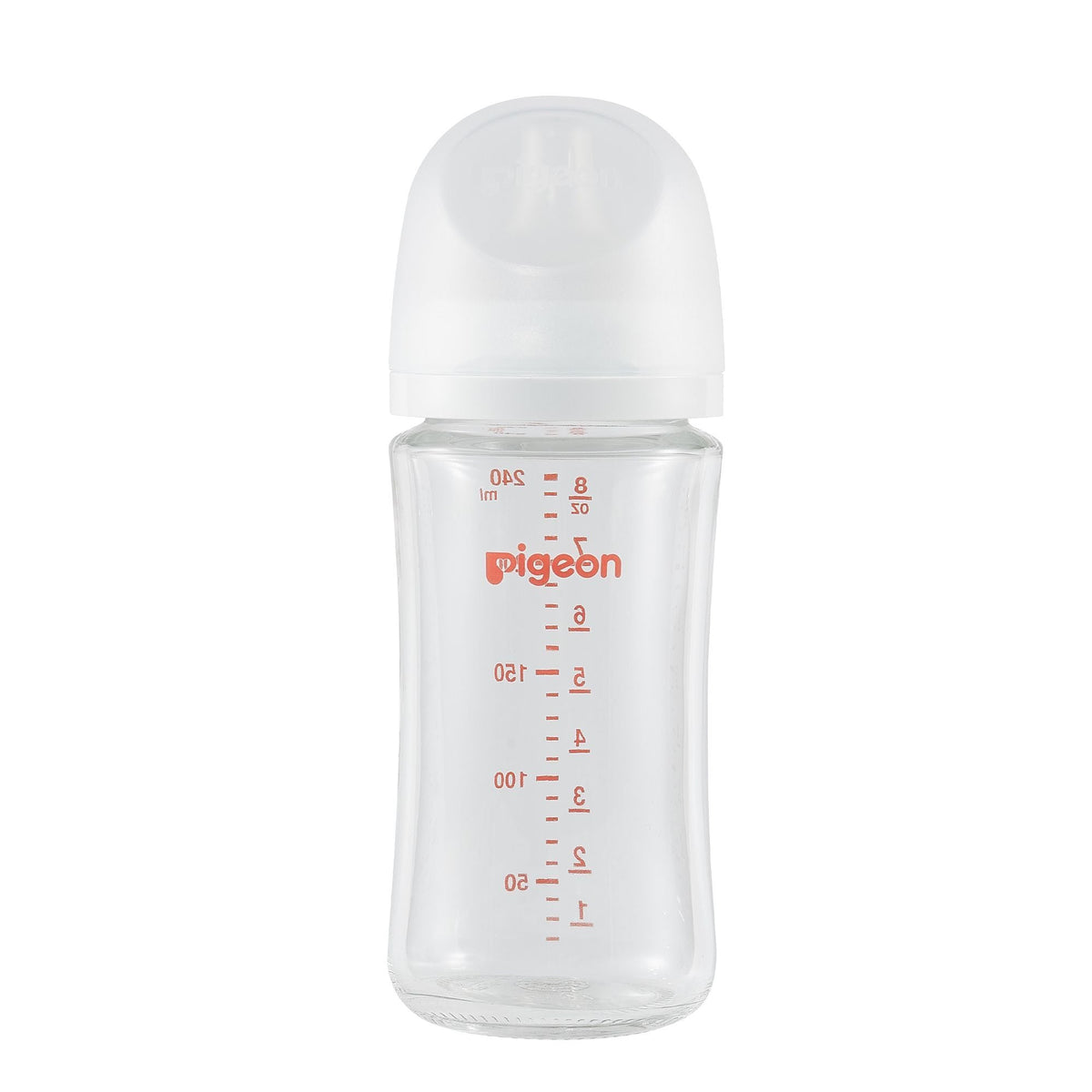 Glass Bottle with Silicone Nipple (M), 8-oz, 3 Months+ J4M1 - product image 1