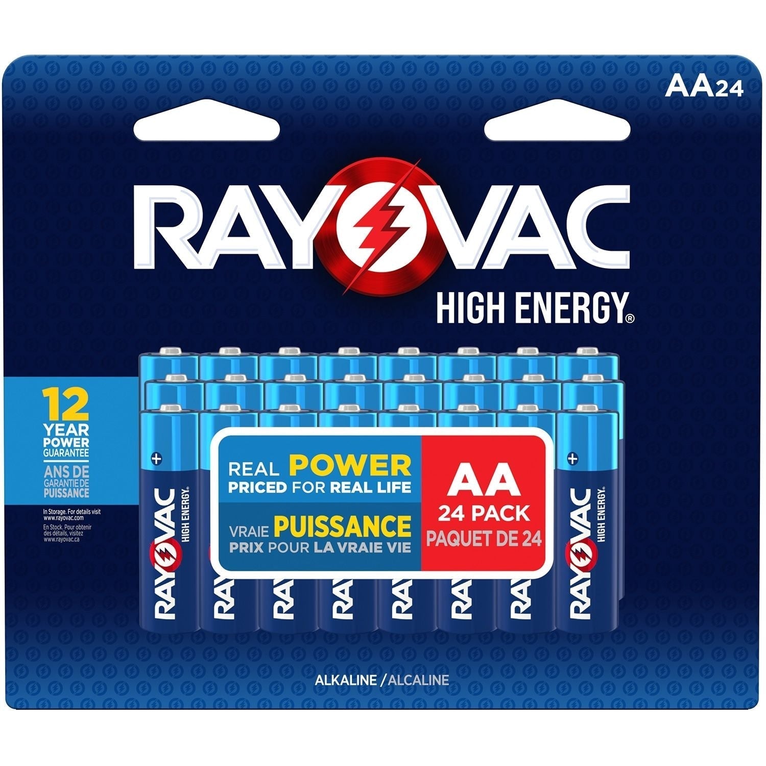 HIGH ENERGY AA Alkaline Batteries, Long Lasting, All Purpose, 24-pk J8Q8 - product image 1