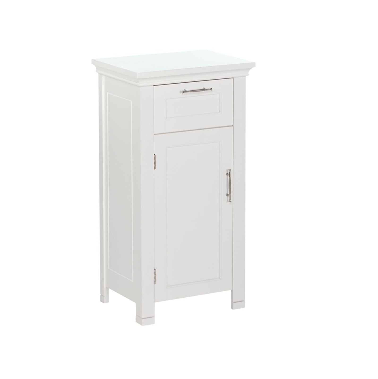 Home Somerset Single Door Bathroom & Laundry Storage Cabinet with Drawer & Adjustable Shelf, White T3Z0 - product image 1