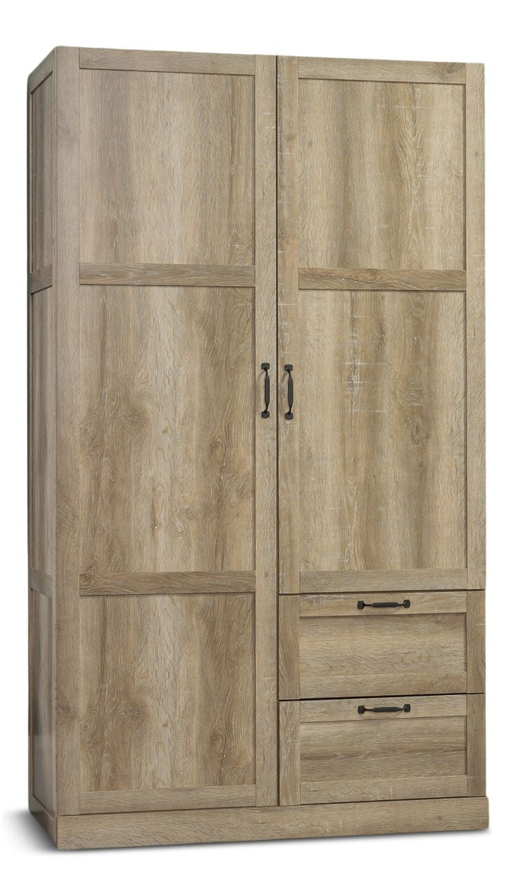 2 Door 2 Drawer Wardrobe, Oak G4L4 - product image 1