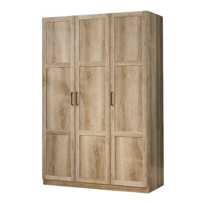 3 Door Wardrobe, Shaker Oak L9N8 - product image 1