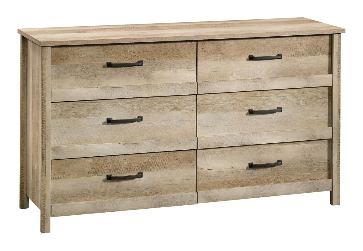 Cannery Bridge 6-Drawer Double Dresser/Chest Bedroom Storage, Lintel Oak Finish S1O4 - product image 1