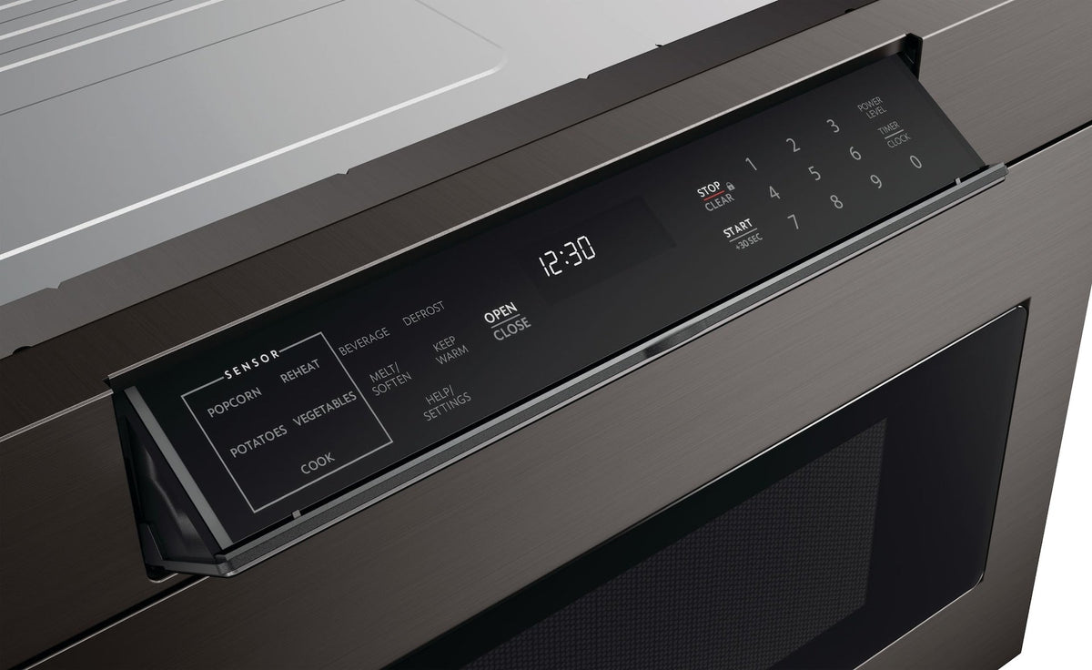 Black Stainless Steel Microwave Drawer Oven, 24-in E8E6 - product image 4
