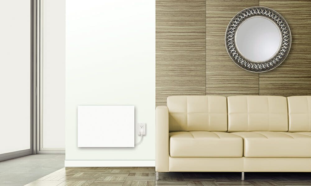 Convector Heater withBuilt-In Electric Thermostat, 1500W, White A4A6 - product image 6