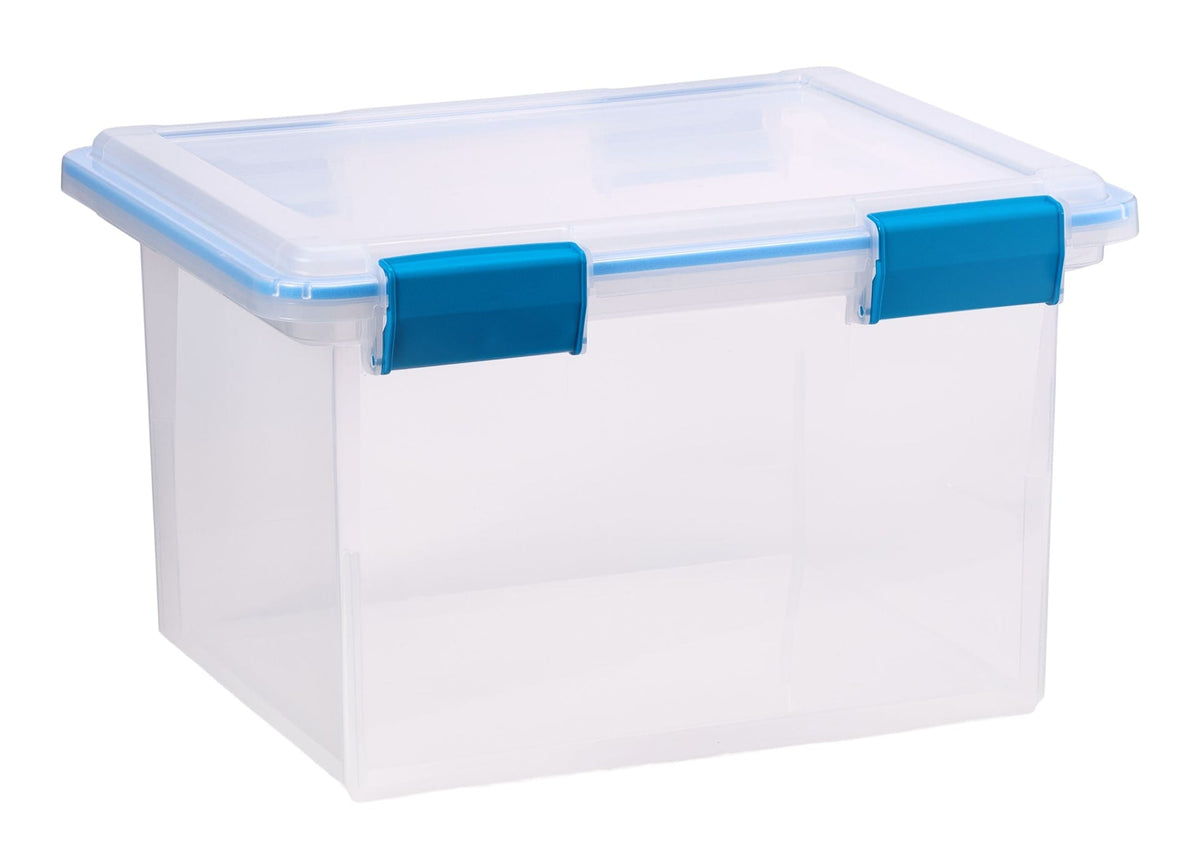 Clear Storage Box with Gasketed Lid, 30-L U5W3 - product image 2