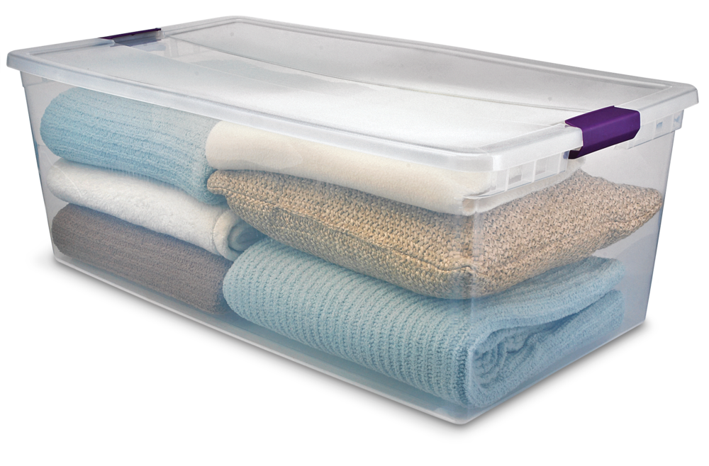 ClearView Storage Box with Latched Lid, 104-L T4M1 - product image 3