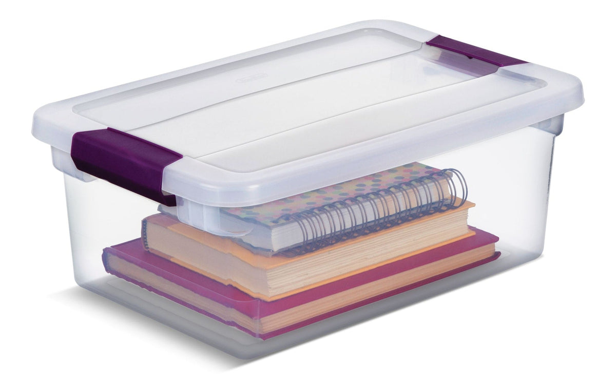ClearView Storage Box with Latched Lid, 14-L T2Z9 - product image 2