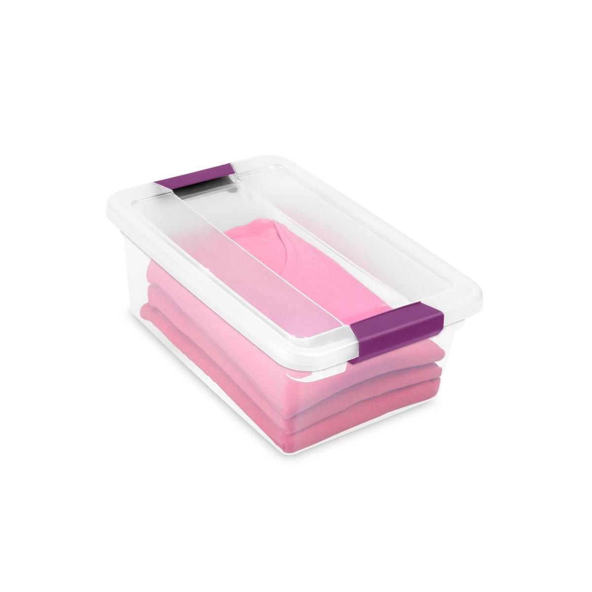 ClearView Storage Box with Latched Lid, 14-L T2Z9 - product image 3