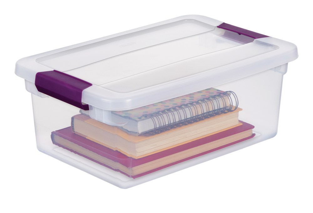 ClearView Storage Box with Latched Lid, 14-L T2Z9 - product image 4