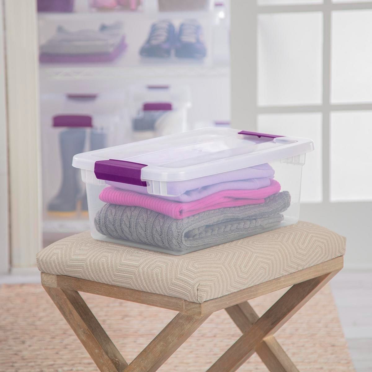 ClearView Storage Box with Latched Lid, 14-L T2Z9 - product image 7