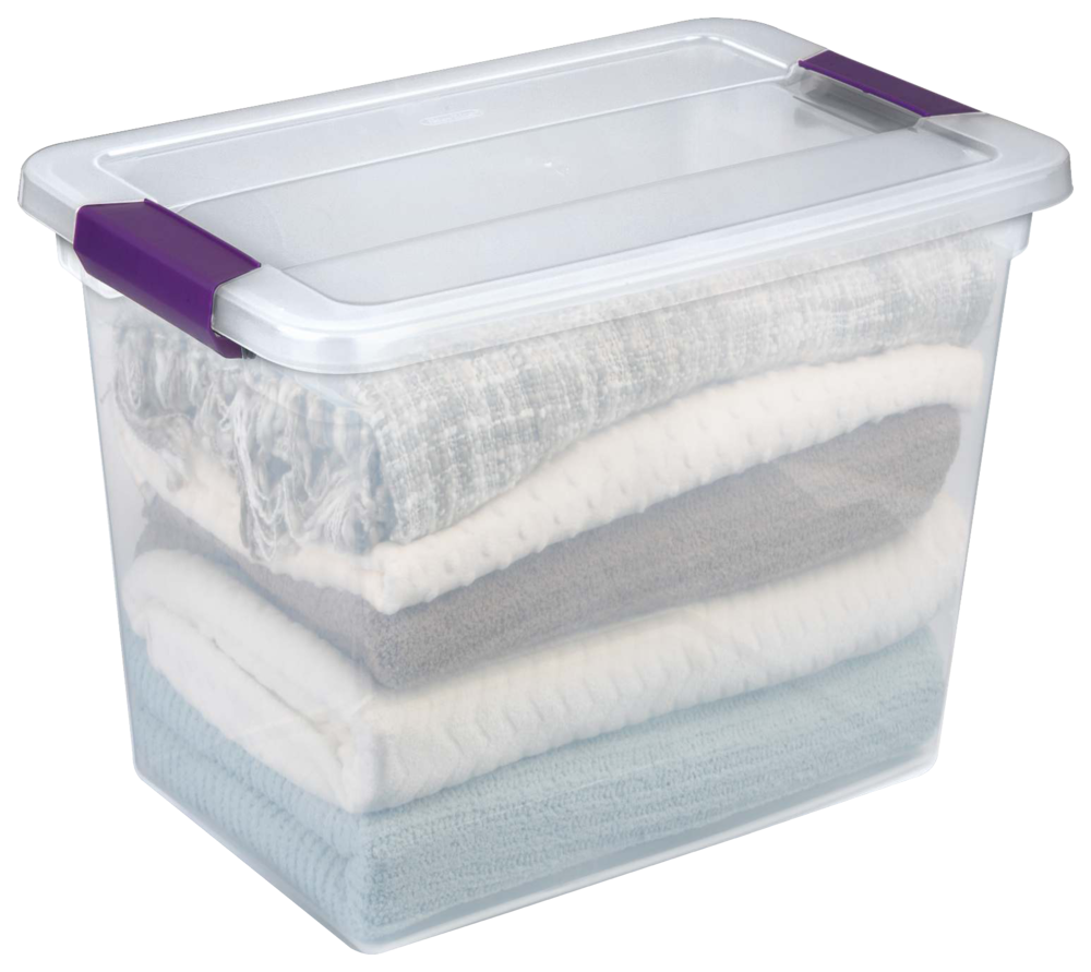 ClearView Storage Box with Latched Lid, 26-L P9Z7 - product image 2