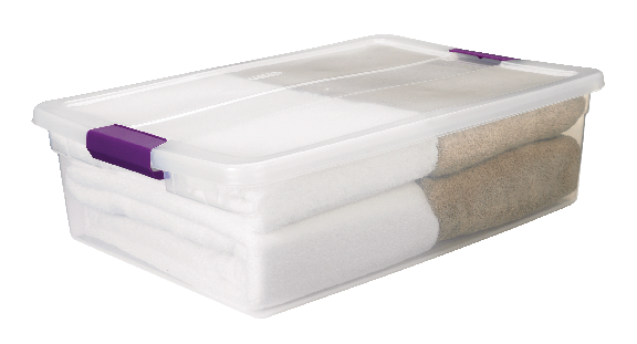 ClearView Storage Box with Latched Lid, 30-L C0H7 - product image 1