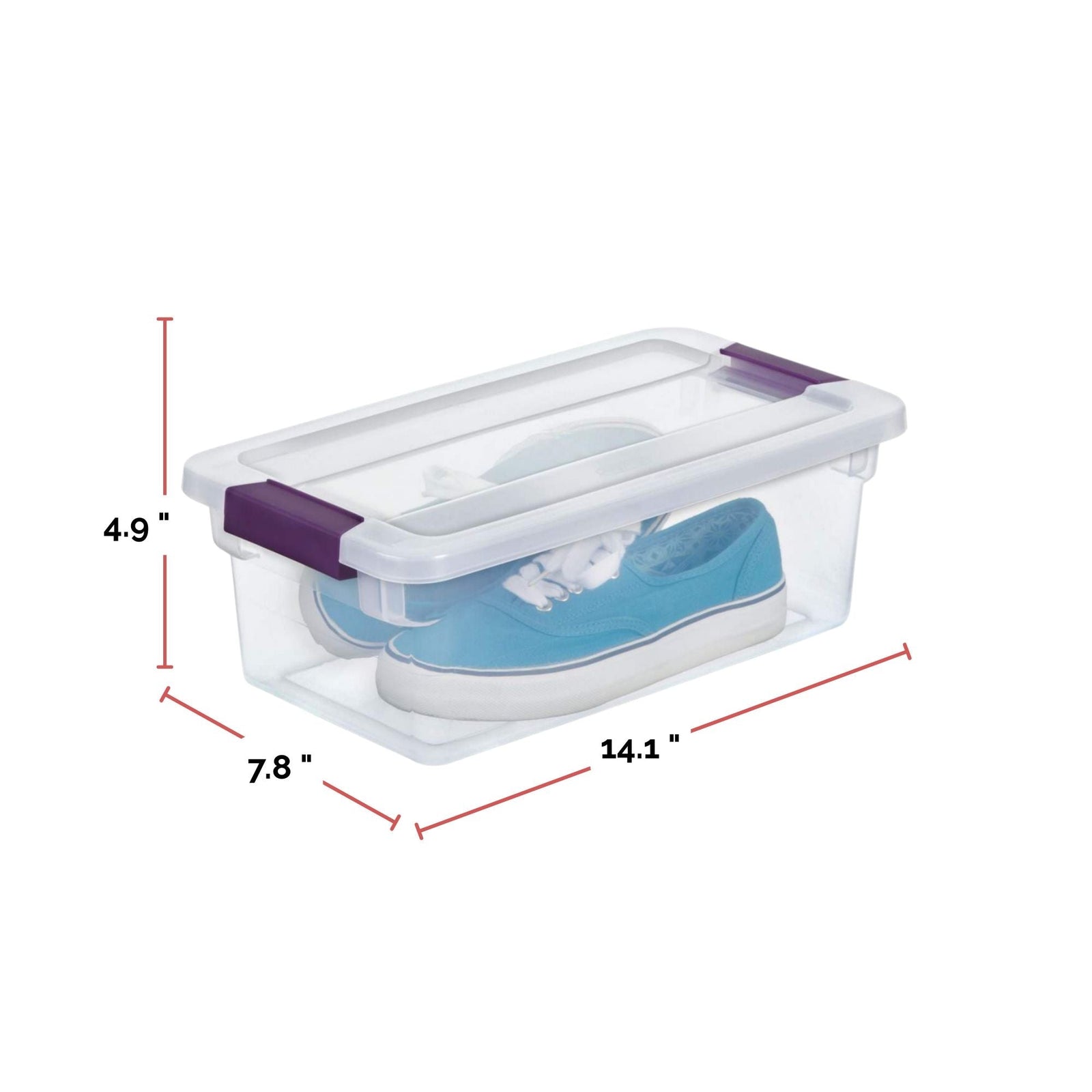 ClearView Storage Box with Latched Lid, 5.7-L Z6R5 - product image 2