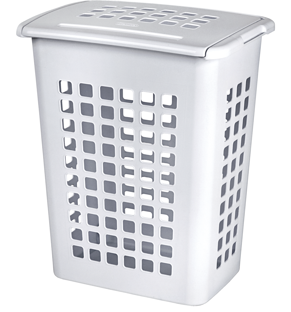 Rectangular Laundry Hamper, 19.1 L x 13.75 W x 22.9-in H, 62 L Capacity A0J4 - product image 1