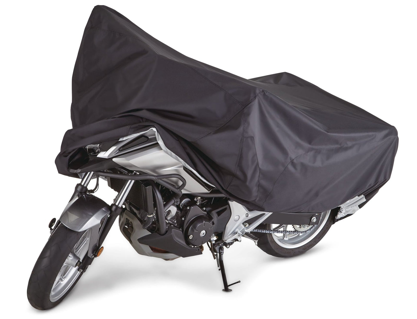 Premium Polyester Motorcycle Cover, Black, X-Large L7E9 - product image 1