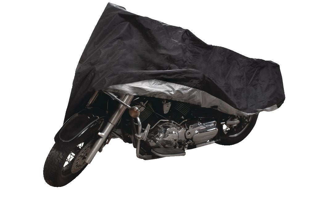 Premium Polyester Motorcycle Cover, Black, X-Large L7E9 - product image 4