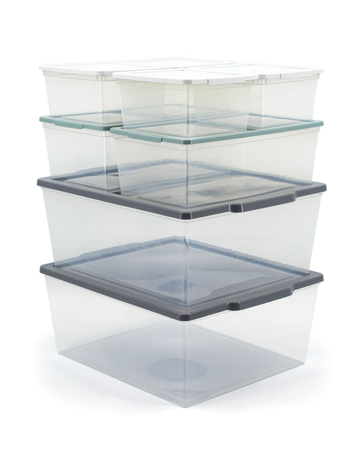 Store Modbox Modular Storage Bin with Lid, 8-pk F7V9 - product image 2