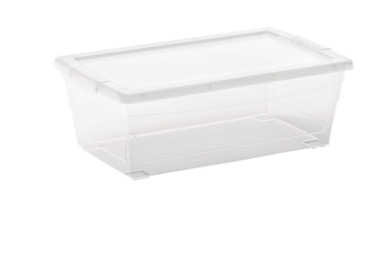 type A Clarity Transparent Storage Box with Lid, 6-L E6L5 - product image 1