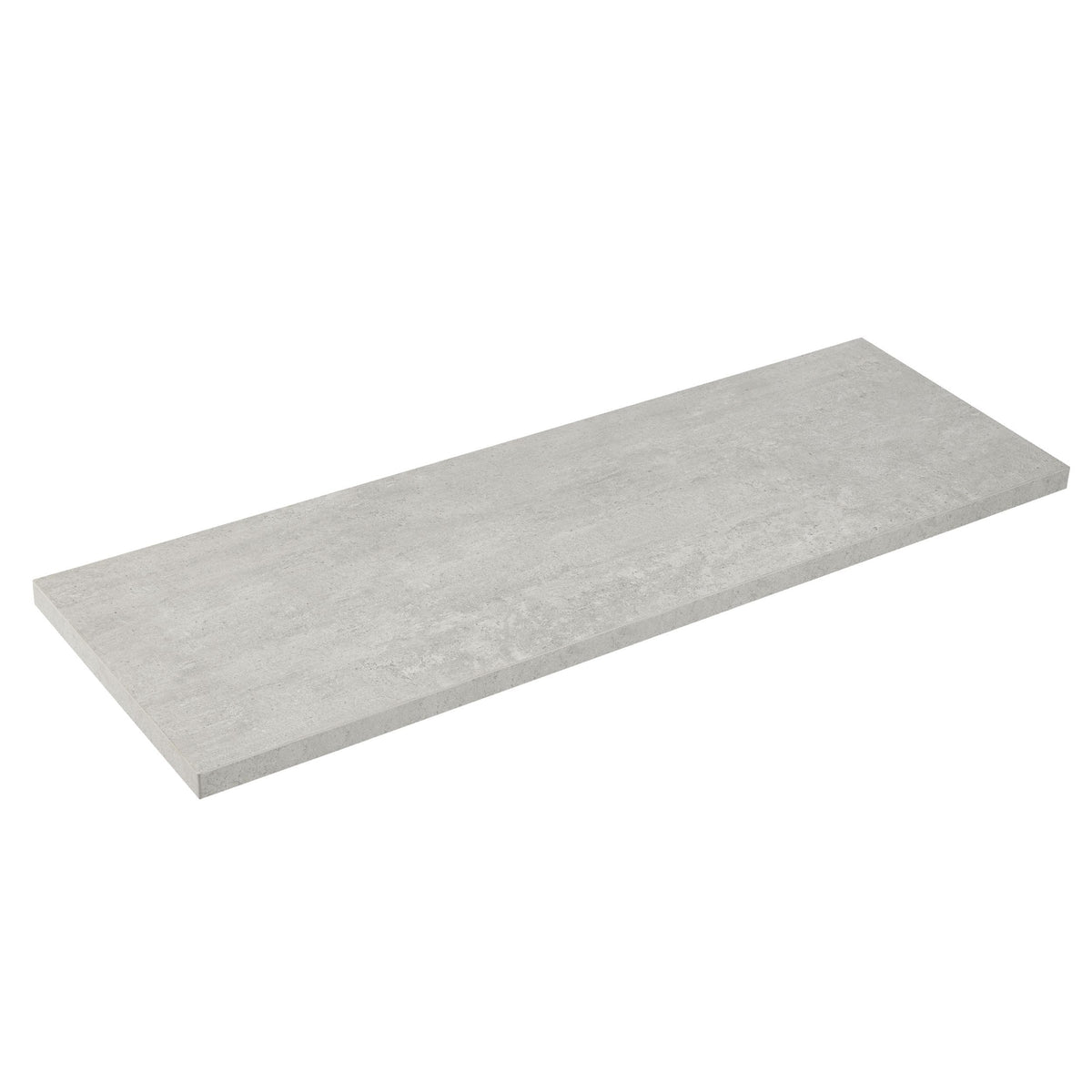 type A Floating Wall Shelf Board, Grey Concrete, 8 x 35-in F6F6 - product image 1
