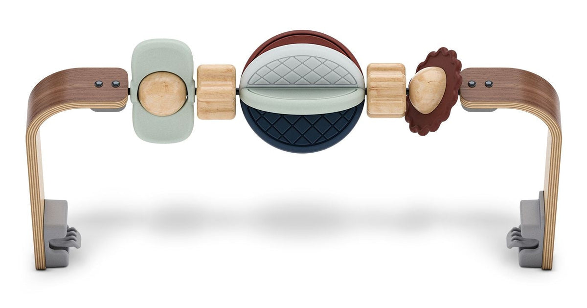 Mira Bouncer Wonder Wheel Toy Bar, Walnut Wood R5O8 - product image 1