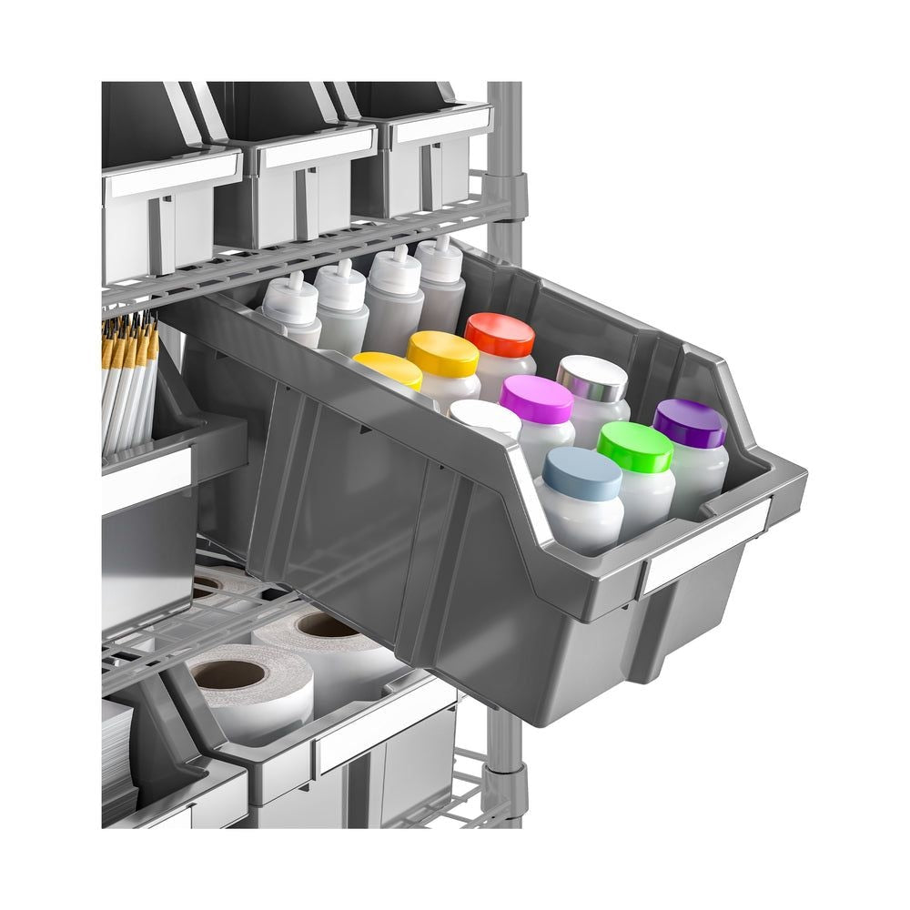 Classics 7-Tier NSF 16-Bin Rack Shelving, 36-in x 14-in x 56-in O6P9 - product image 4