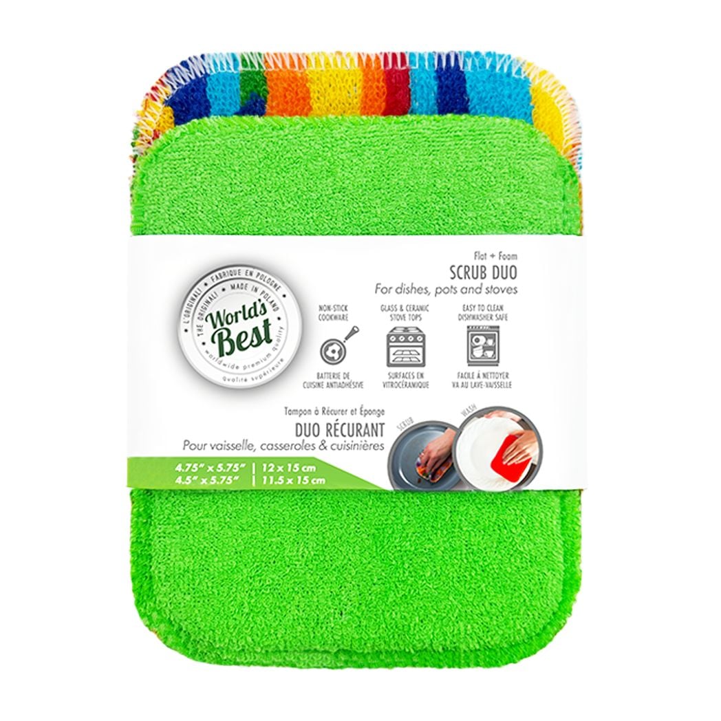Best Foam Pot Scrubber, Washable, 2-pk I3E8 - product image 1