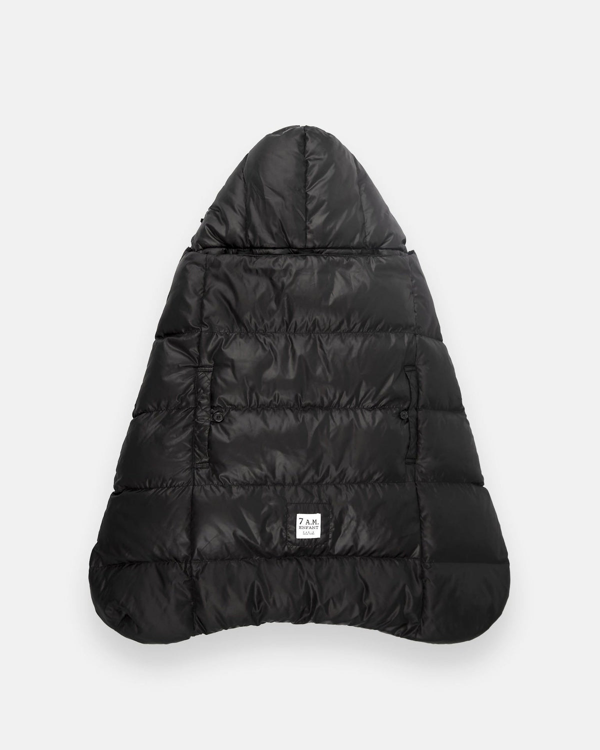 7AM Enfant Heavyweight, K-Poncho Black Plush L3Z4 - product image 1